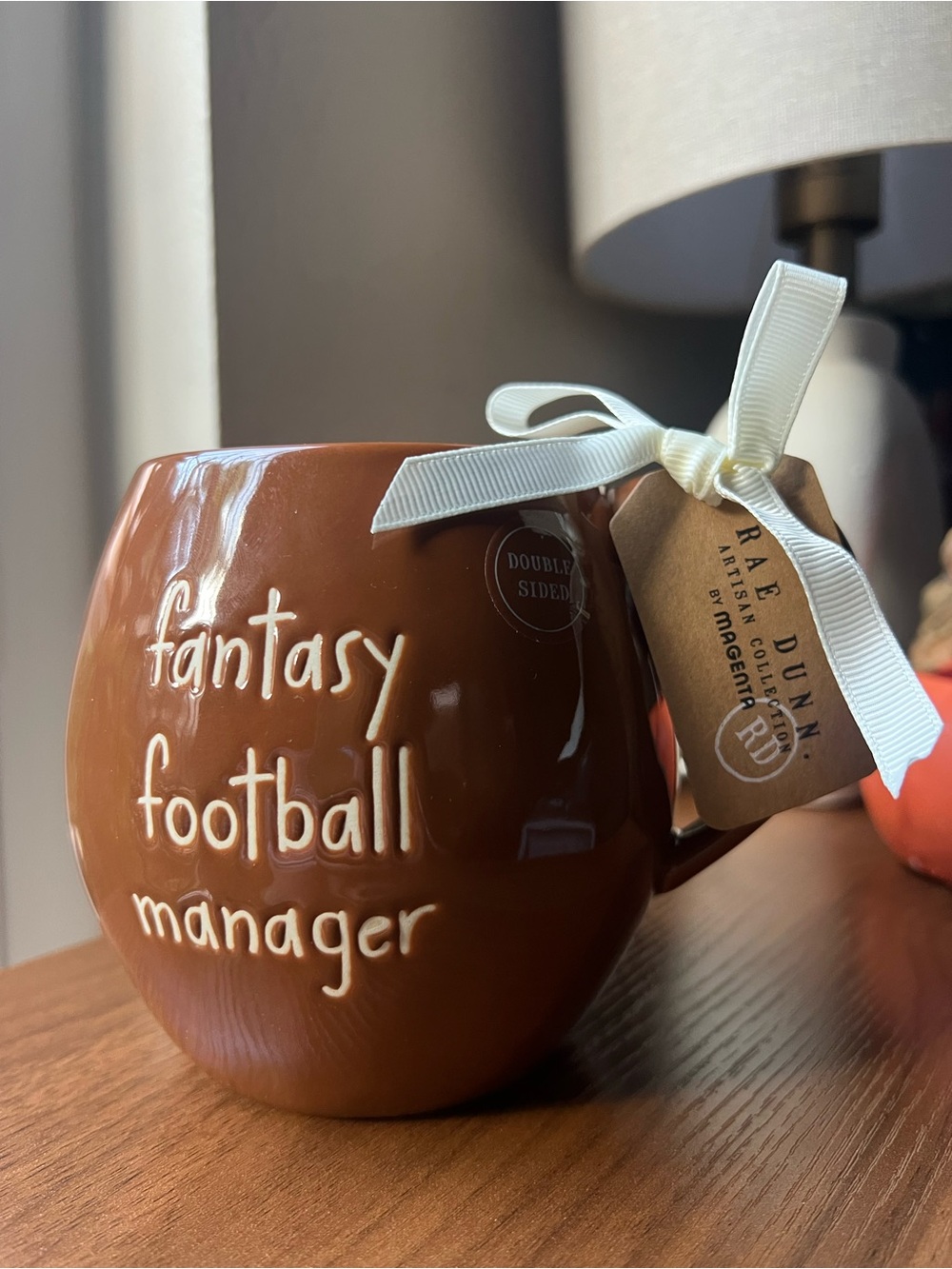 NWT Rae Dunn Fantasy Football Ceramic Mug